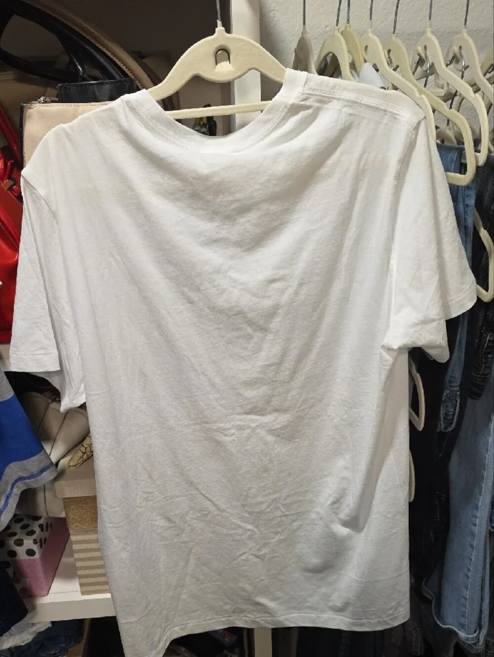 Banana Republic Men's White Short-Sleeve Crew Tee